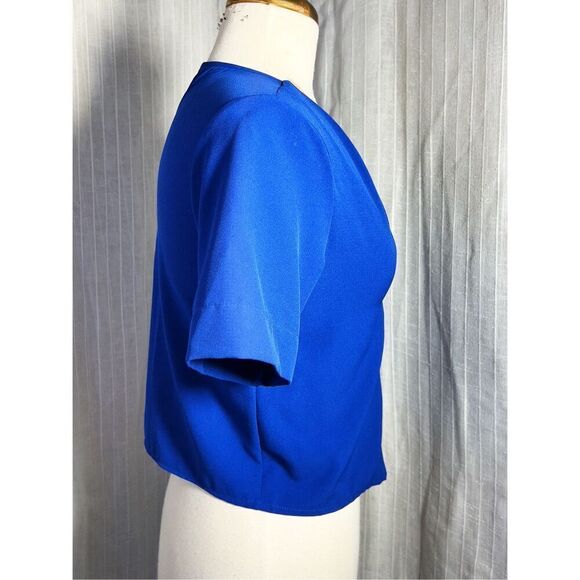 Nordstrom Women's Cobalt Blue and Black Crop-Top Size XS - Picture 5 of 5